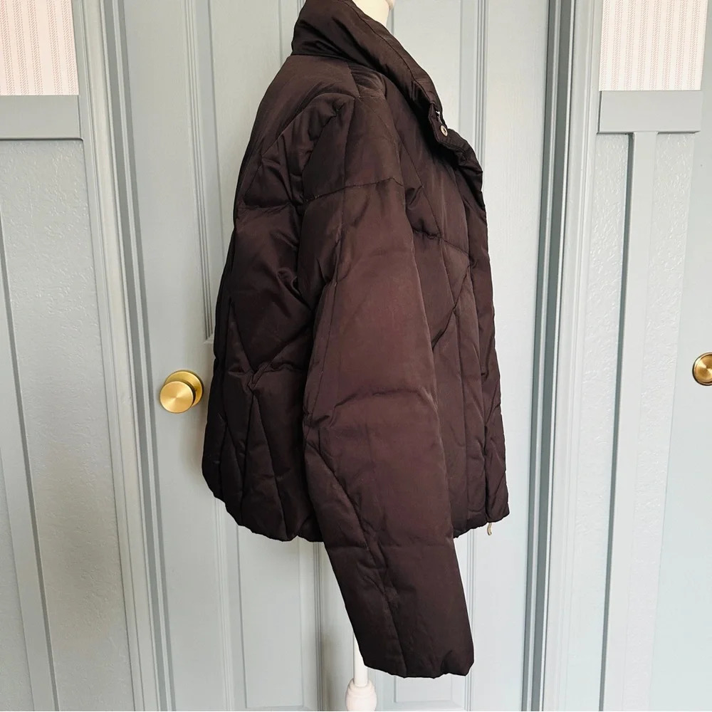 FERA Women’s Black Winter Slim Waist Puffer Snow Ski Jacket - Picture 4 of 8